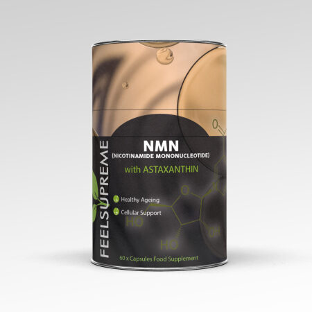NMN WITH ASTAXANTHIN | NAD+ BOOSTER UK Made