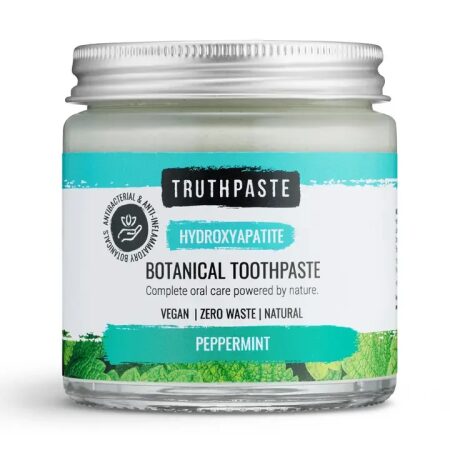 Truthpaste Activated Charcoal: Peppermint HYDROXYAPATITE 100ml